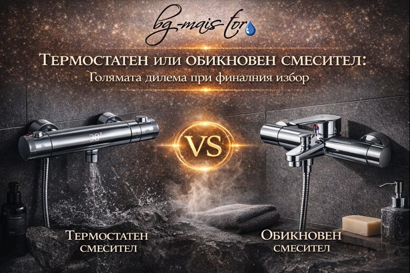Термостатен или обикновен смесител