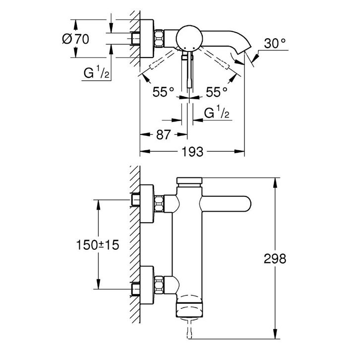 33624001 GROHE ESSENCE 1