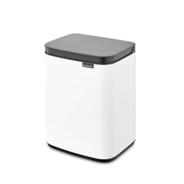 kosh-za-smet-brabantia-bo-small-222344-bg-maistor Кош за боклук/смет 4л. с отделение, бял / стомана Brabantia Bo Small 222344