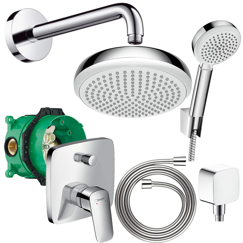 hansgrohe-design-standard-promo-komplekt-bg-maistor.jpg Комплект за вграждане за душ с душ пита 160мм за баня HANSGROHE LOGIS CROMETTA STANDARD SET