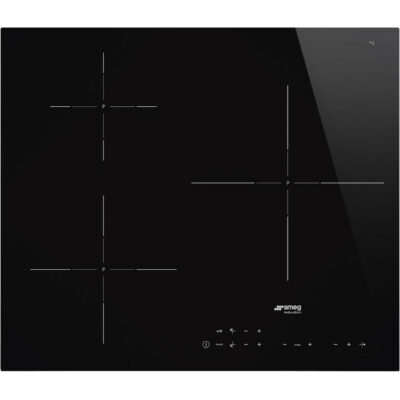 Индукционен плот 600х510х51мм 7200W, черен стъклокерамичен SMEG SI5632B